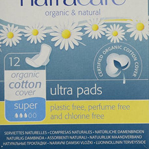 NATRACARE Ultra Pads Super with Wings 12 (PACK OF 1)