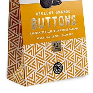 Enjoy! Orange Caramel Filled Chocolate Buttons 96g (Pack of 6)