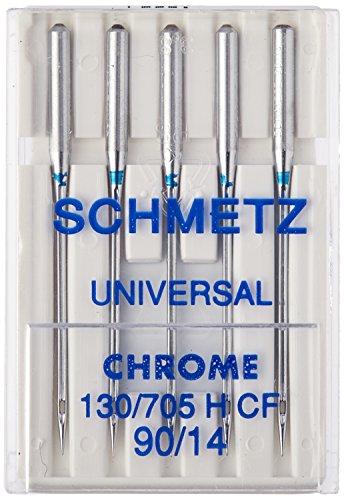 Schmetz SCH4010 5 Piece Needle Chrome Universal, Size 90/14