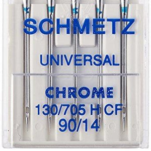 Schmetz SCH4010 5 Piece Needle Chrome Universal, Size 90/14