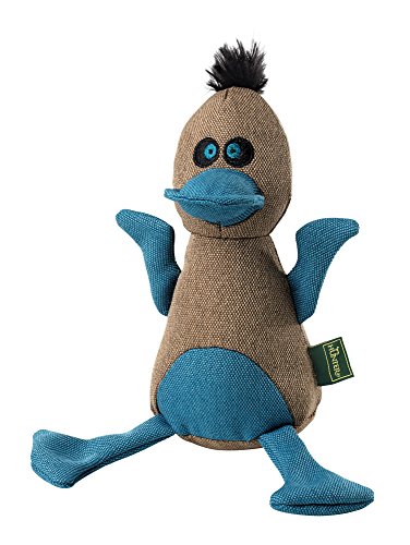 Dog Toy Canvas Bird, Approx. 20 Cm Brown/Blue  Pack Of 3 | Hunter