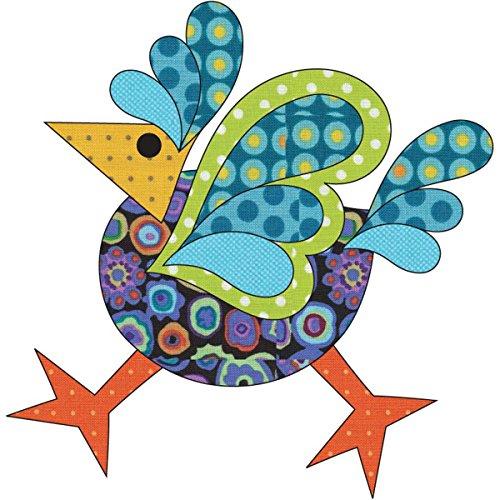 Quilting Creations Laser Cut Fusible Funky Chicken 3 Small Dotz Applique