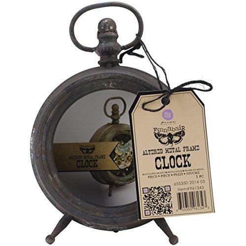 Prima Marketing Altered Metal Frame, 3.5 by 6.25 by 9-Inch, Clock