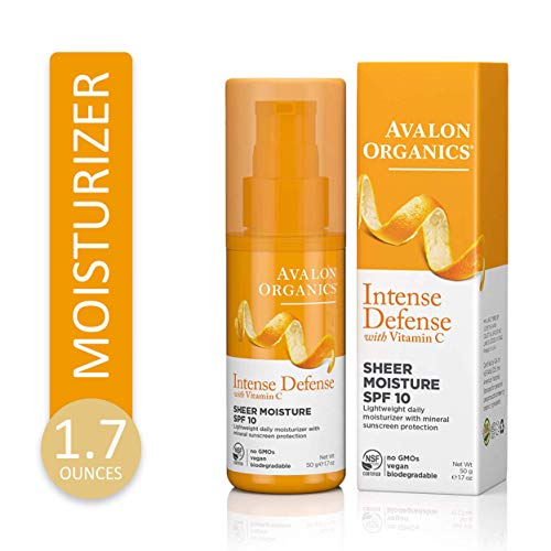Intense Defense With Vitamin C, Sheer Moisture SPF 10 - Avalon Organics