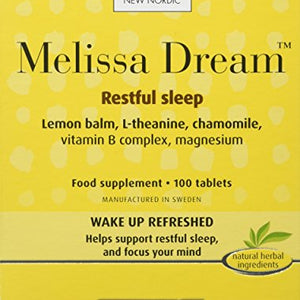 New Nordic Melissa Dream Tablets 1 X 100S