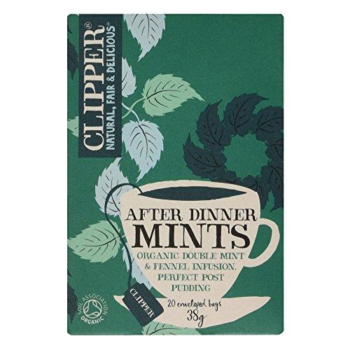 Clipper Organic After Dinner Mints and Fennel 20 Tea Bags, 38g