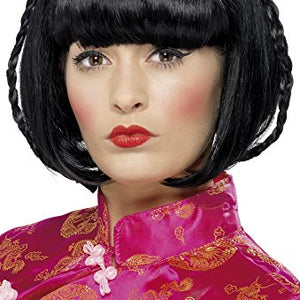 Smiffys Oriental Lady Wig - Black