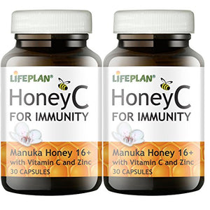 Lifeplan Honey C for Immunity 2 x 30 Capsules