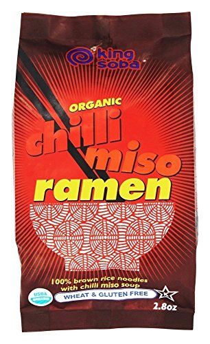 King Soba Organic Chilli Miso Ramen 80g