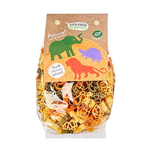 Little Pasta Organics Animal Shaped Pasta Tomato and Spinach, 250g