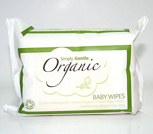 Simply Gentle Organic Baby Wipes 52 wipes (Pack of 4)
