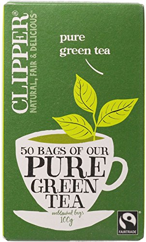 Clipper Pure Green 50 Teabags (Pack of 6, Total 300 Teabags)
