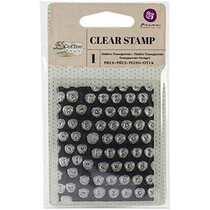Prima Marketing No.2 Coffee Break Stamps, 2.5" by 3", Clear
