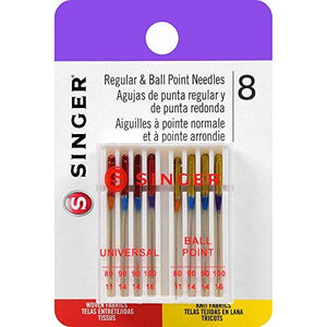 Singer 04800 Universal Regular and Ball Point Needles
