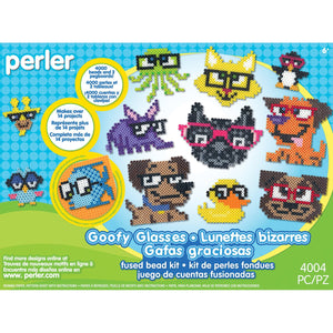 Perler Beads 80-54175 Pets In Glasses Activity Kit