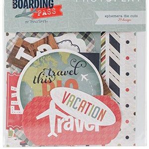 Photo Play Paper Boarding Pass Ephemera Cardstock Die