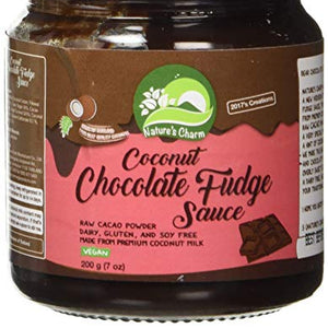Nature's Charm Coconut Chocolate Fudge Sauce, 200 g