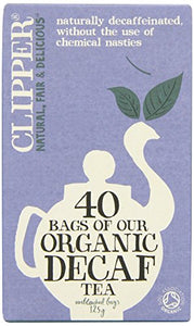 Clipper Organic Decaffeinated Tea 40bag x 5 (Pack of 5)