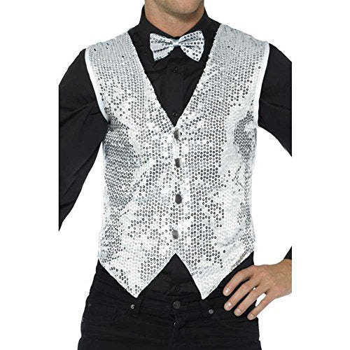 Smiffys 42938M Sequin Waistcoat (Medium)