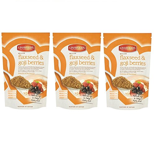 Linwoods Milled Flaxseed and Goji Berries, 200g (Pack of 3)