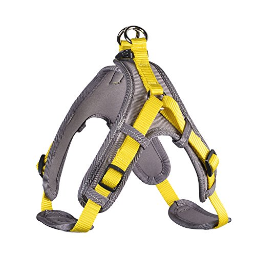 Harness Neoprene Vario Quick Xs, 38-45 Cm, 15 Mm Nylon Yellow/Neoprene Grey | Hunter