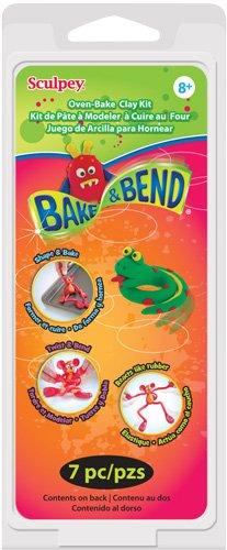 Sculpey Clay Kit 1 Ounce 6/Pkg-Bake & Bend