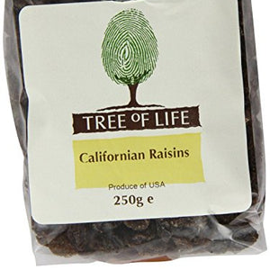 TREE OF LIFE RAISINS CALIFORNIAN 6 (Pack 500g x 6)