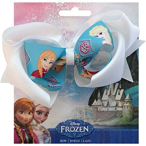 Simplicity 570501001 Disney Frozen Elsa and Anna Ribbon Bow, Blue