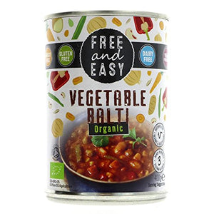 Free Natural Free & Easy Organic Vegetable Balti 400g (3 pack)