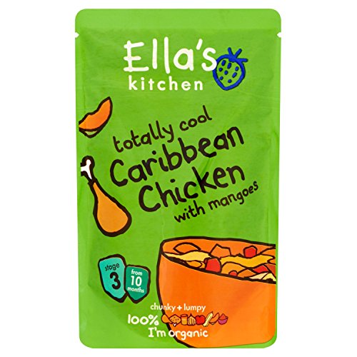 Ella's Kitchen Stage 3 From 10 Months Organic Caribbean Chicken 190 g (Pack of 7)