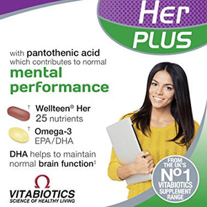 Vitabiotics Wellteen Her Plus - 56 Tablets/Capsules
