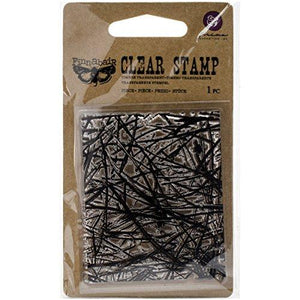 Prima Marketing 961954  Finnabair Clear Stamp 2.5 x 3"-Pines