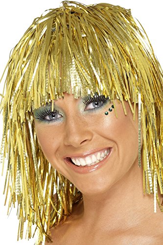 Smiffys Tinsel Wig - Gold