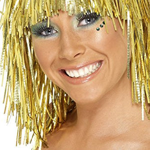 Smiffys Tinsel Wig - Gold