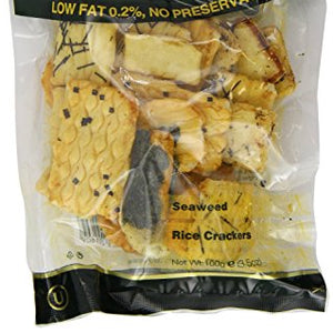 Sunrise | Gluten Free Rice Crackers - Seaweed | 1 X 100G