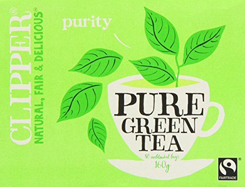 Clipper Pure Green 80 Teabags (Pack of 3, Total 240 Teabags)