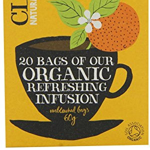 Clipper Organic Orange & Coconut 20 Bag (Pack of 6 )