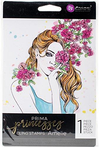 Prima Marketing 655350590932 Cling Stamps-Prima Princesses-Amelie