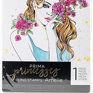 Prima Marketing 655350590932 Cling Stamps-Prima Princesses-Amelie