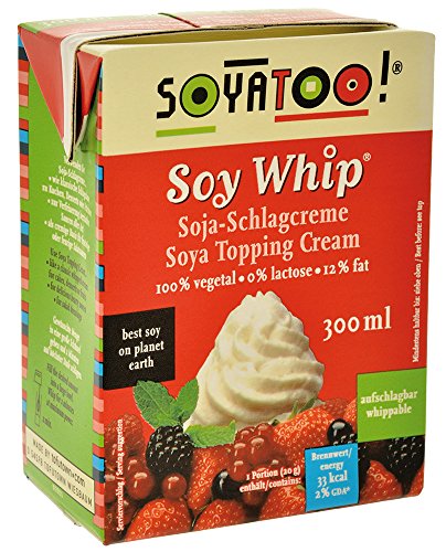 Soyatoo Soy Whip SOYA Topping Cream 300 ml