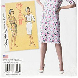 Simplicity Creative Patterns US8253R5 8253 Simplicity Pattern 8253 Misses' Vintage 1960'S Jiffy Dresses, Size: R5 (14-16-18-20-22),,