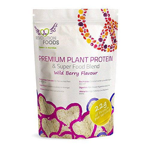 Revolution Foods Raw Plant Based Mixed Berry Protein, 1 kg