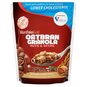 Mornflake Oatbran Granola - Nut and Seed 500g (Pack of 6)
