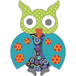Quilting Creations Laser Cut Fusible Spotted Owl 10 Dotz Applique