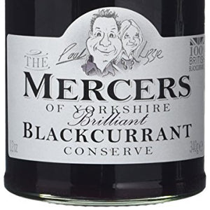 Mercers Blackcurrant Conserve 340 g (Pack of 6)