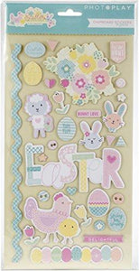 Photoplay Paper Easter Blessings Chipboard Embellishments