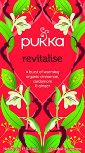 PUKKA HERBAL AYURVEDA Organic Revitalising Cinnamon & Cardamom (Kapha) 20bags (PACK OF 1)