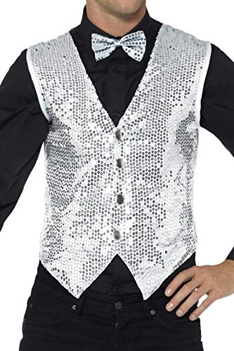 Smiffys 42938XL Sequin Waistcoat (X-Large)