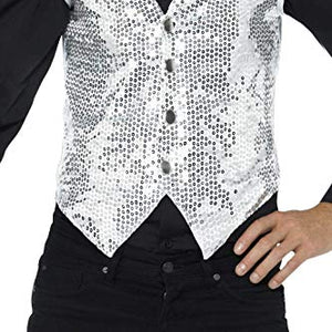 Smiffys 42938XL Sequin Waistcoat (X-Large)
