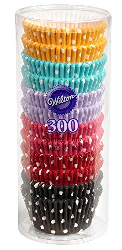 Wilton 415-2286 300 Count Polka Dots Standard Baking Cups